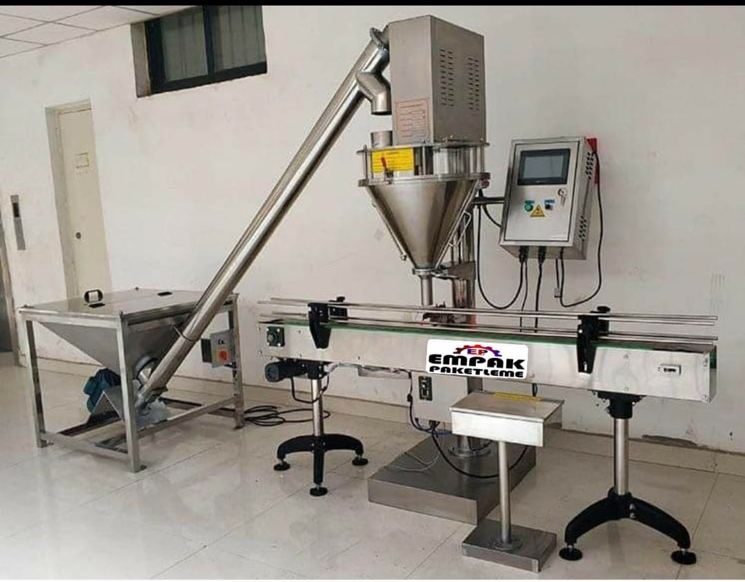 Yarı Otomatik Kavanoz Toz Dolum Makinesi