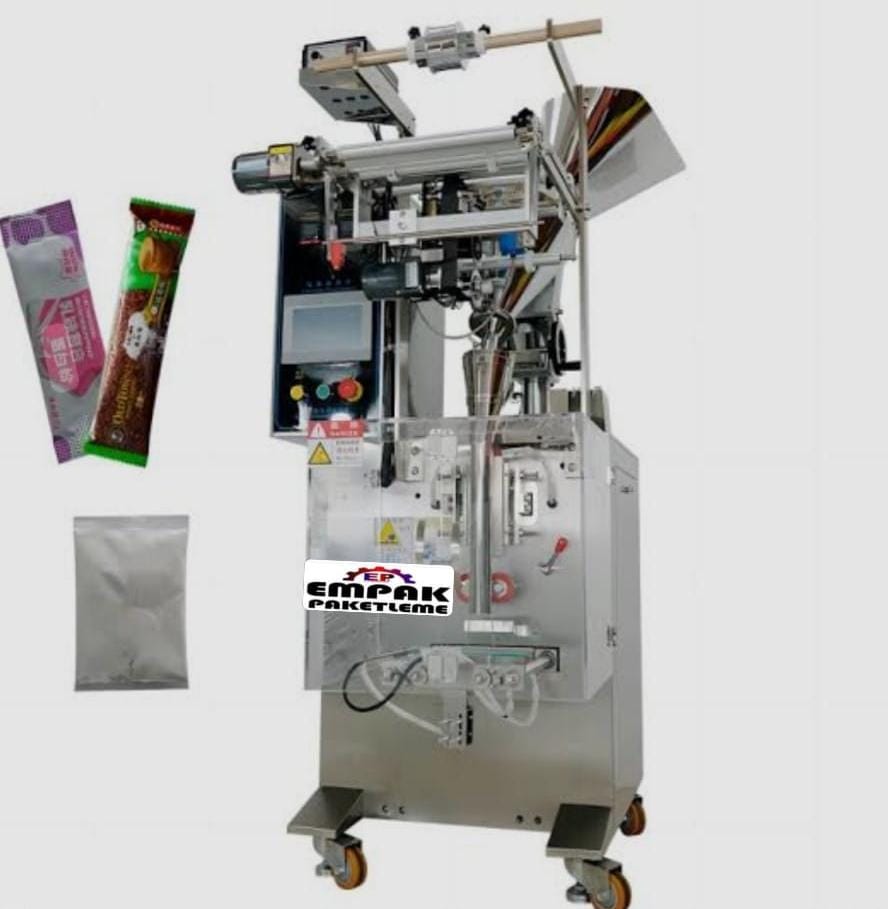 Dikey Yastık Tip Toz Paketleme Makinesi