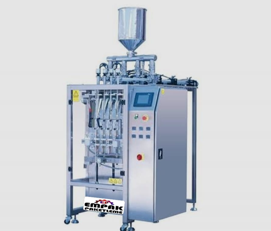 4 Gözlü Stick Sos Paketleme Makinesi